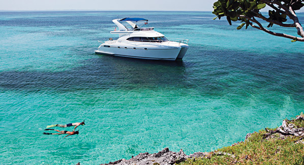 Pelican Cays Land & Sea Park on the Bahamian island of Great Abaco.