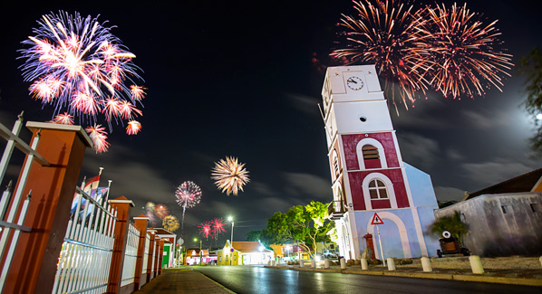 Aruba Fireworks New Years