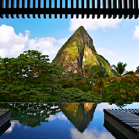 Boucan Pool, St. Lucia, best views in the caribbean