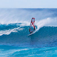 hookipa windsurfing, maui, hawaii