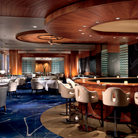 Cayman Island Ritz Carlton Blue Dining Room, tropical hotels foodies love