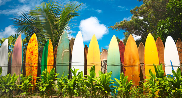 surfboards, hawaii
