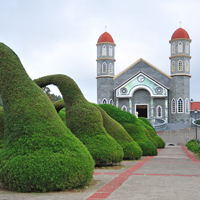 COsta Rica, La Fortuna, Zarcero Church Gardens