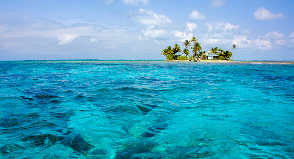 Belize Caye Marine Reserve Island
