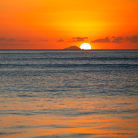 Antigua Redonda Island Sunset