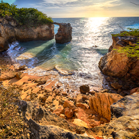 Puerto Rico Cabo Rojo Rock Formation