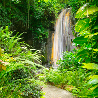 St Lucia Diamond Falls