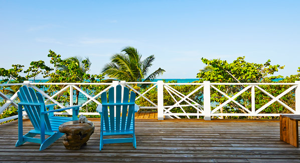Kamalame Cay Deck Andros Island Bahamas