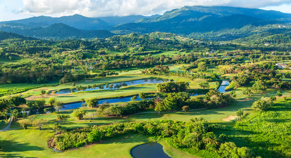 Wyndham Grand Rio Mar Golf Course Aerial