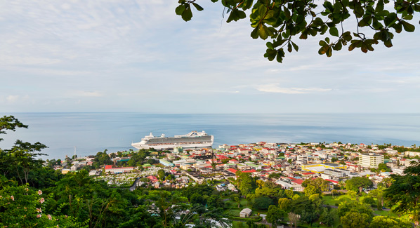 Roseau Dominica View