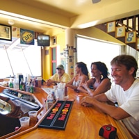 Mid-day libations at Tortolla's Cane Garden Bay