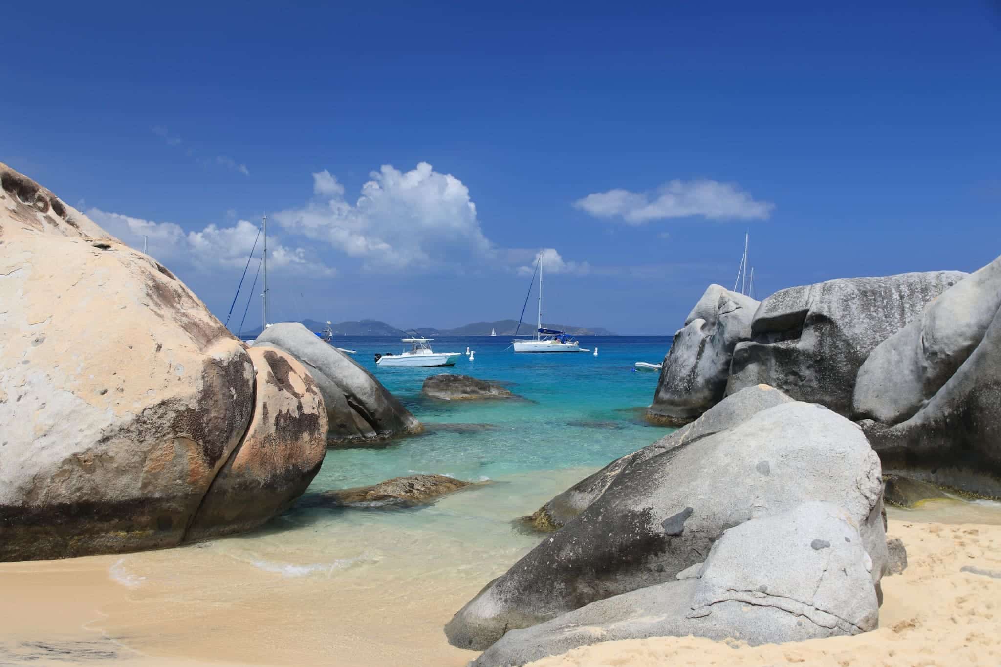 BVI, sailing the baths