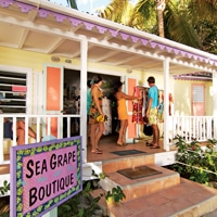 Local shopping excursion on Cooper Island