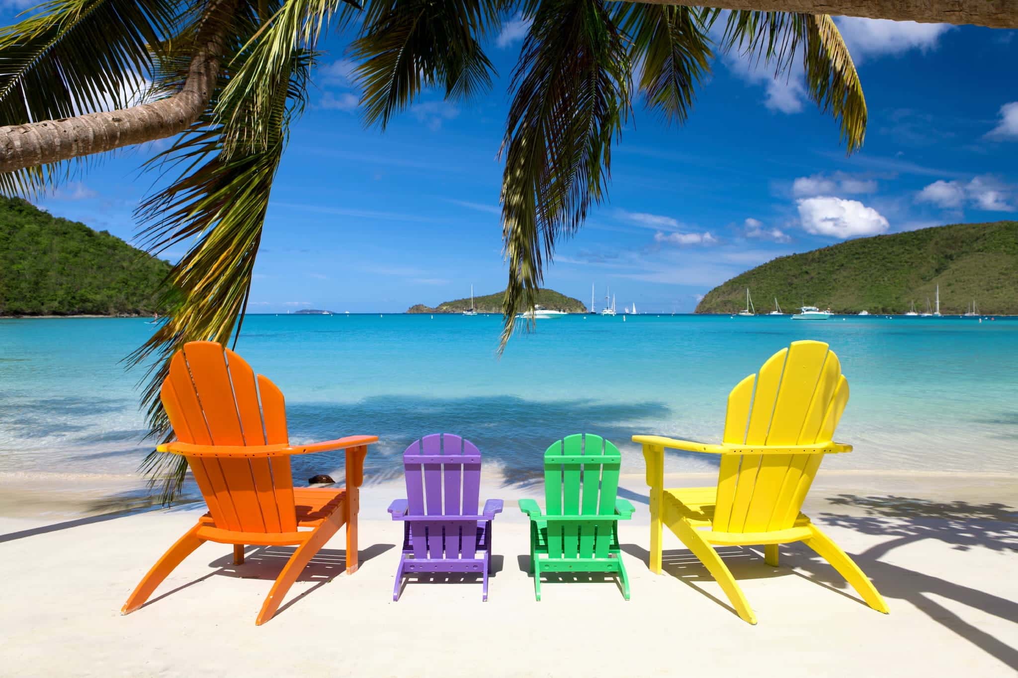 Caribbean beach chairs for families
