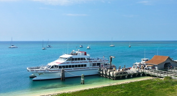 Dry Tortugas by boat