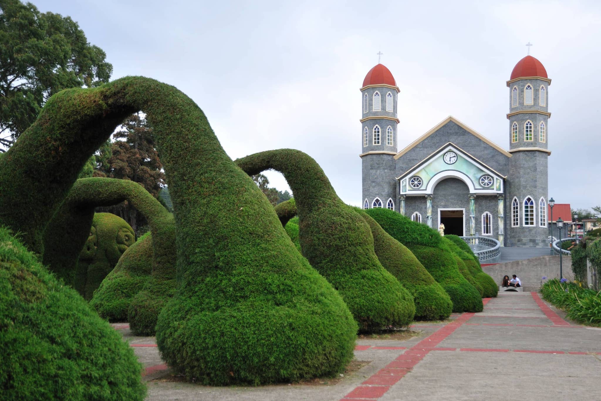 COsta Rica, La Fortuna, Zarcero Church Gardens