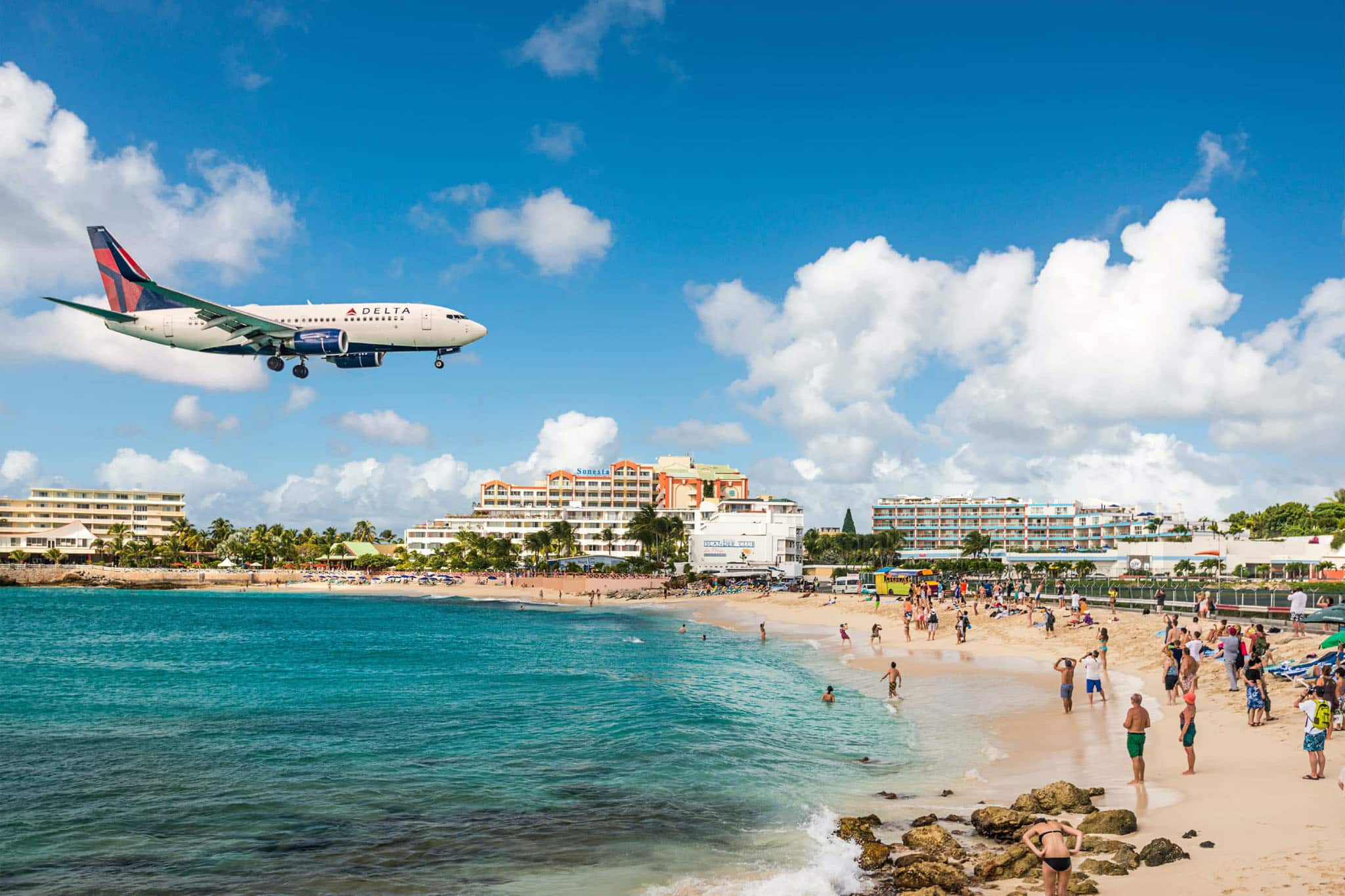 St Maarten Airport Beach