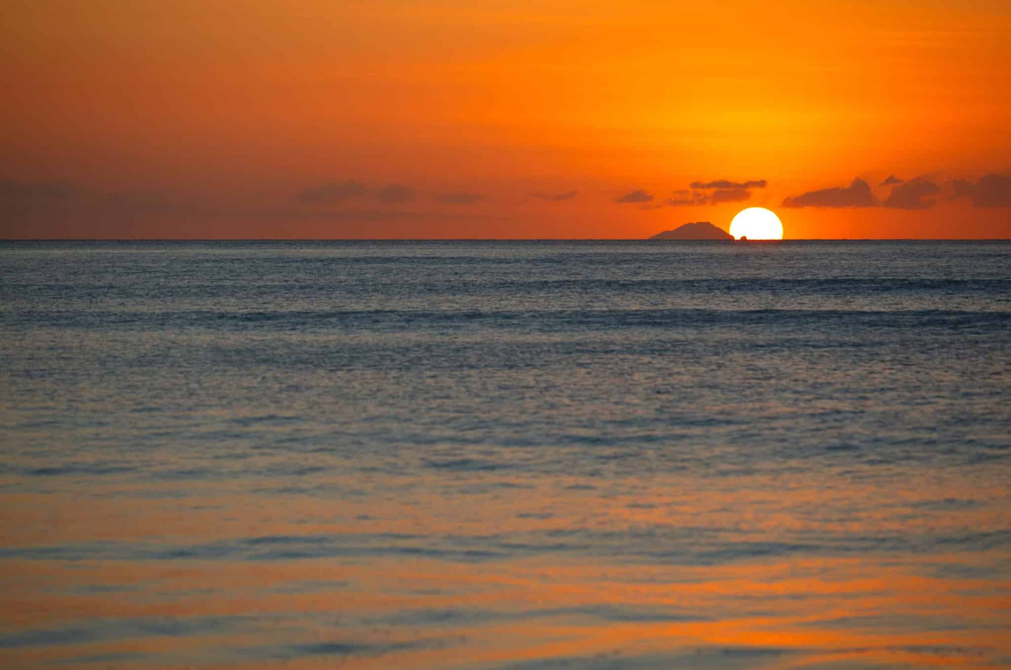 Antigua Redonda Island Sunset