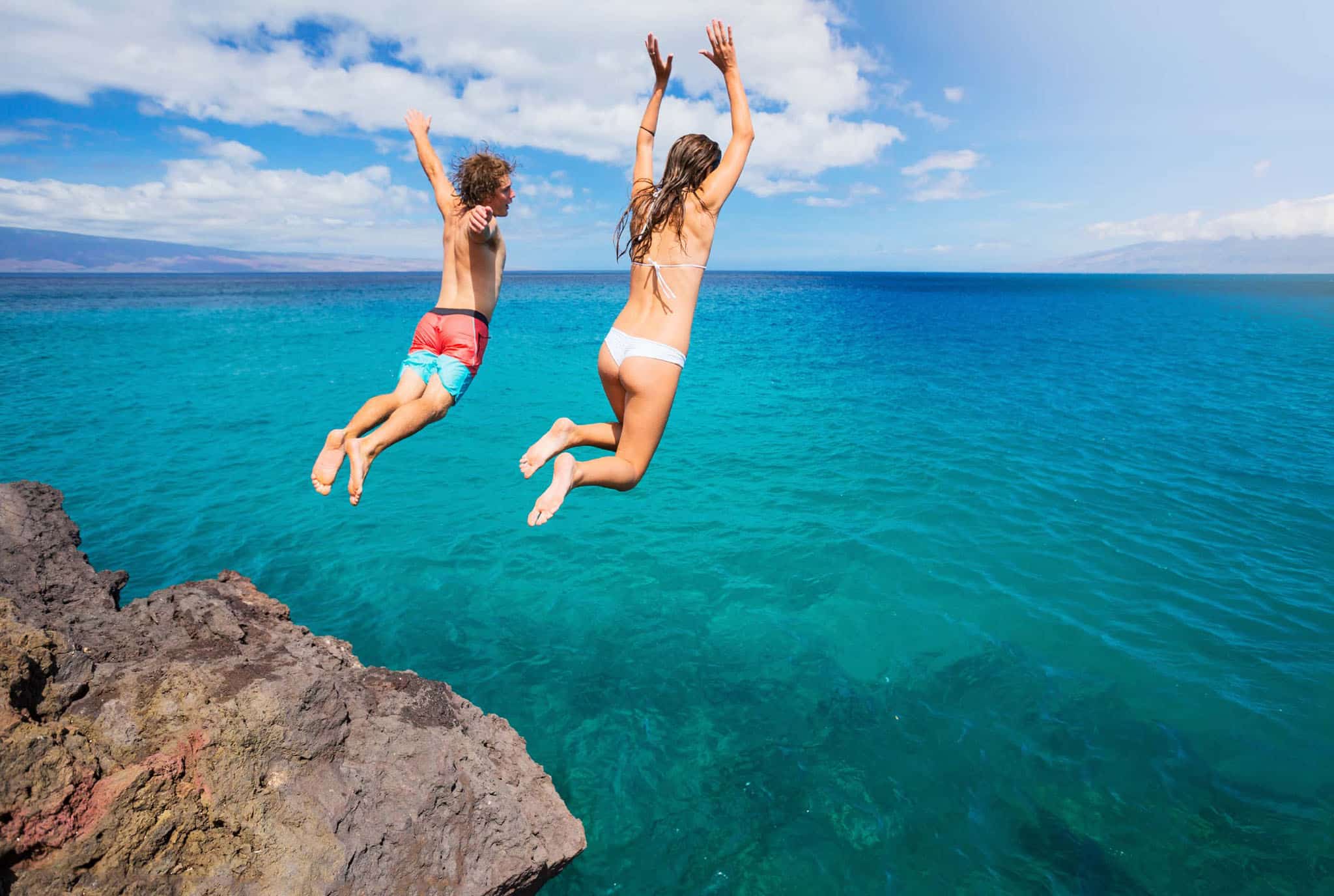 Caribbean Cliff Jumping