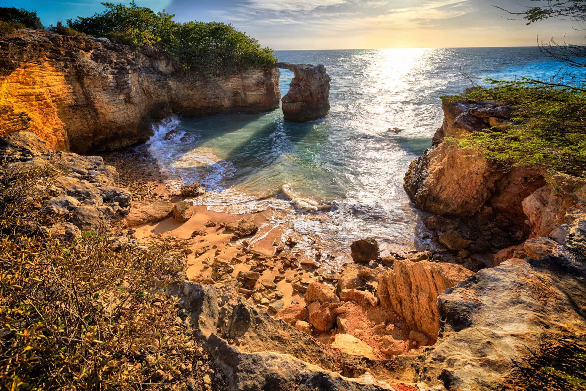 Puerto Rico Cabo Rojo Rock Formation