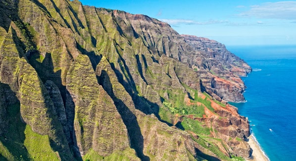 Kauai Napali Coast Aerial
