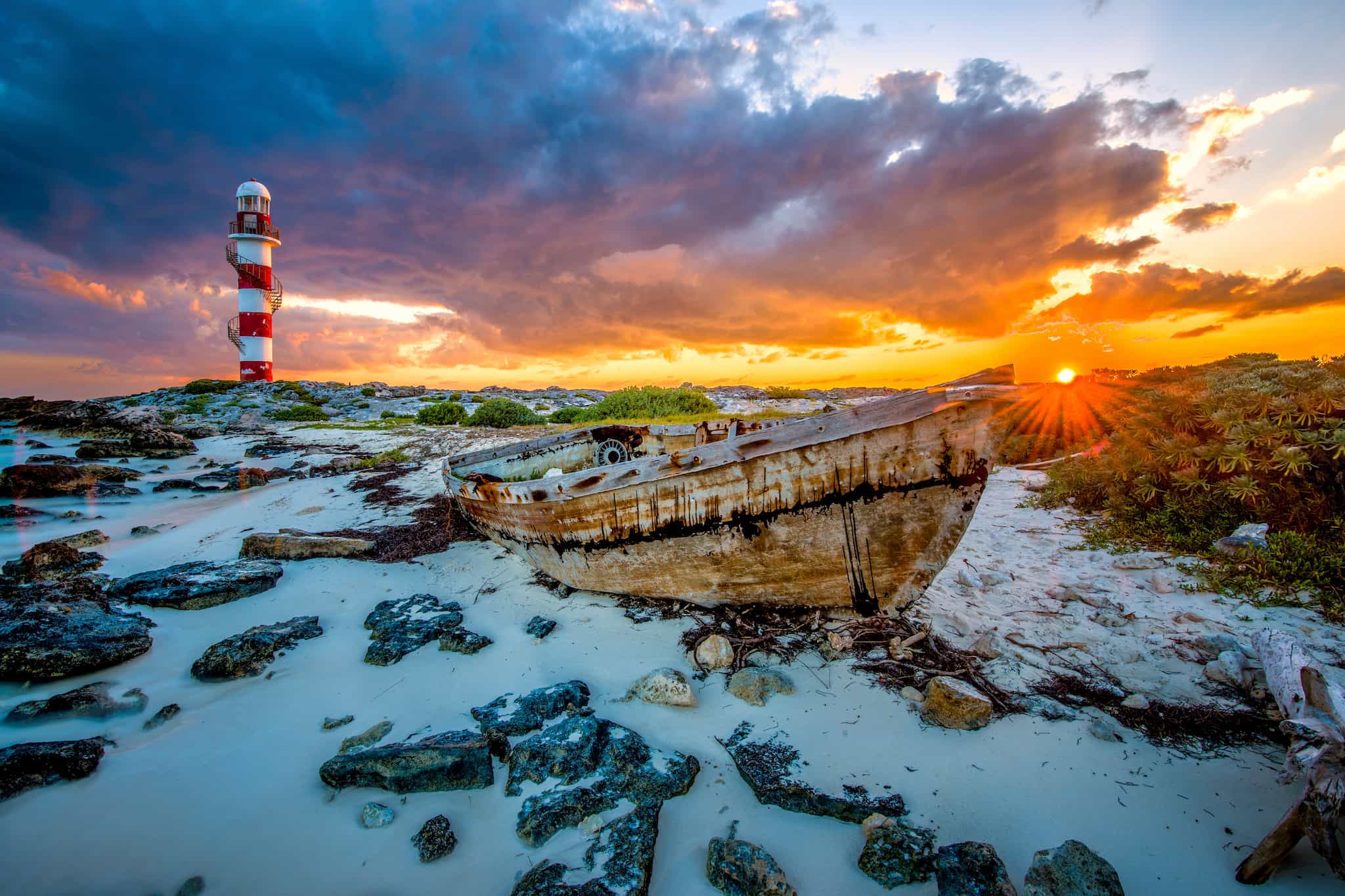 Mexico Cancun Lighthouse