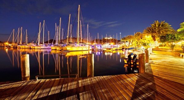 Antigua Sailboats in Harbor