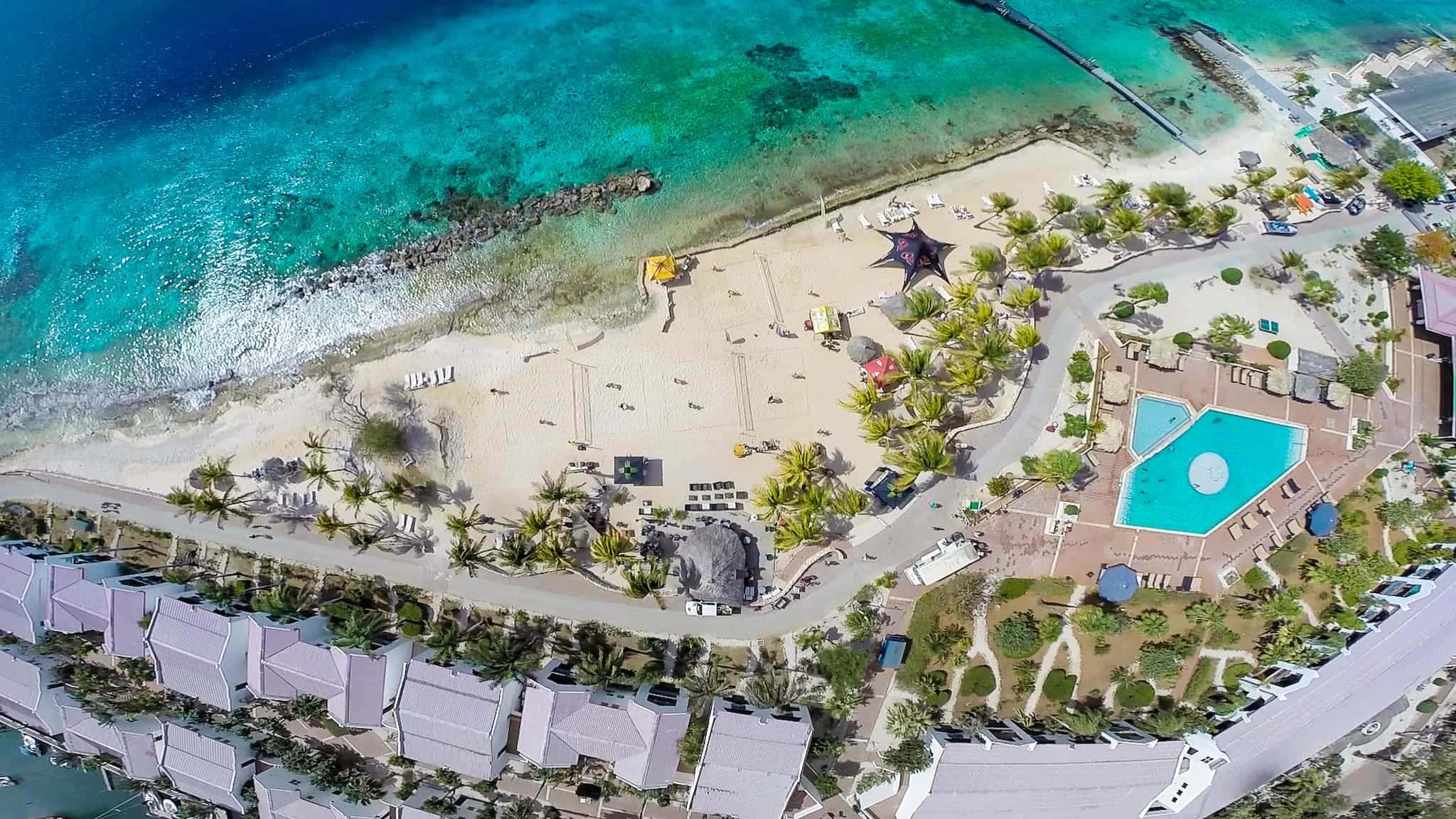 Bonaire Plaza Aerial