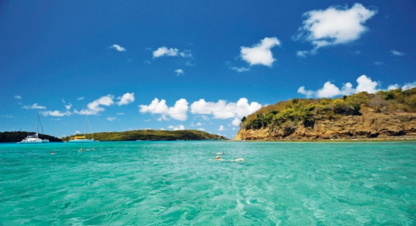 Horseshoe Reef Snorkeling St Vincent Grenadines in Tobago Cay