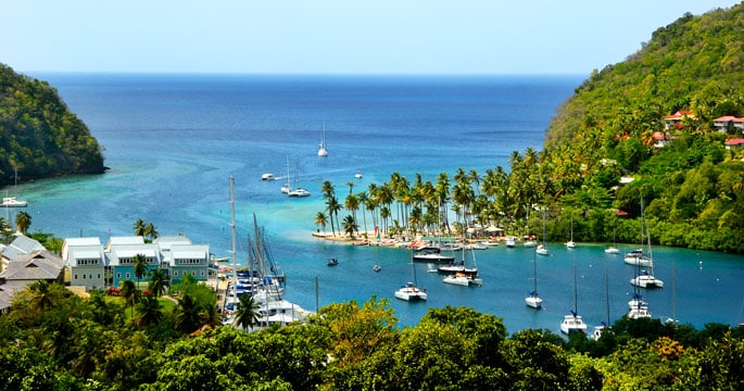 Marigot Bay St Lucia