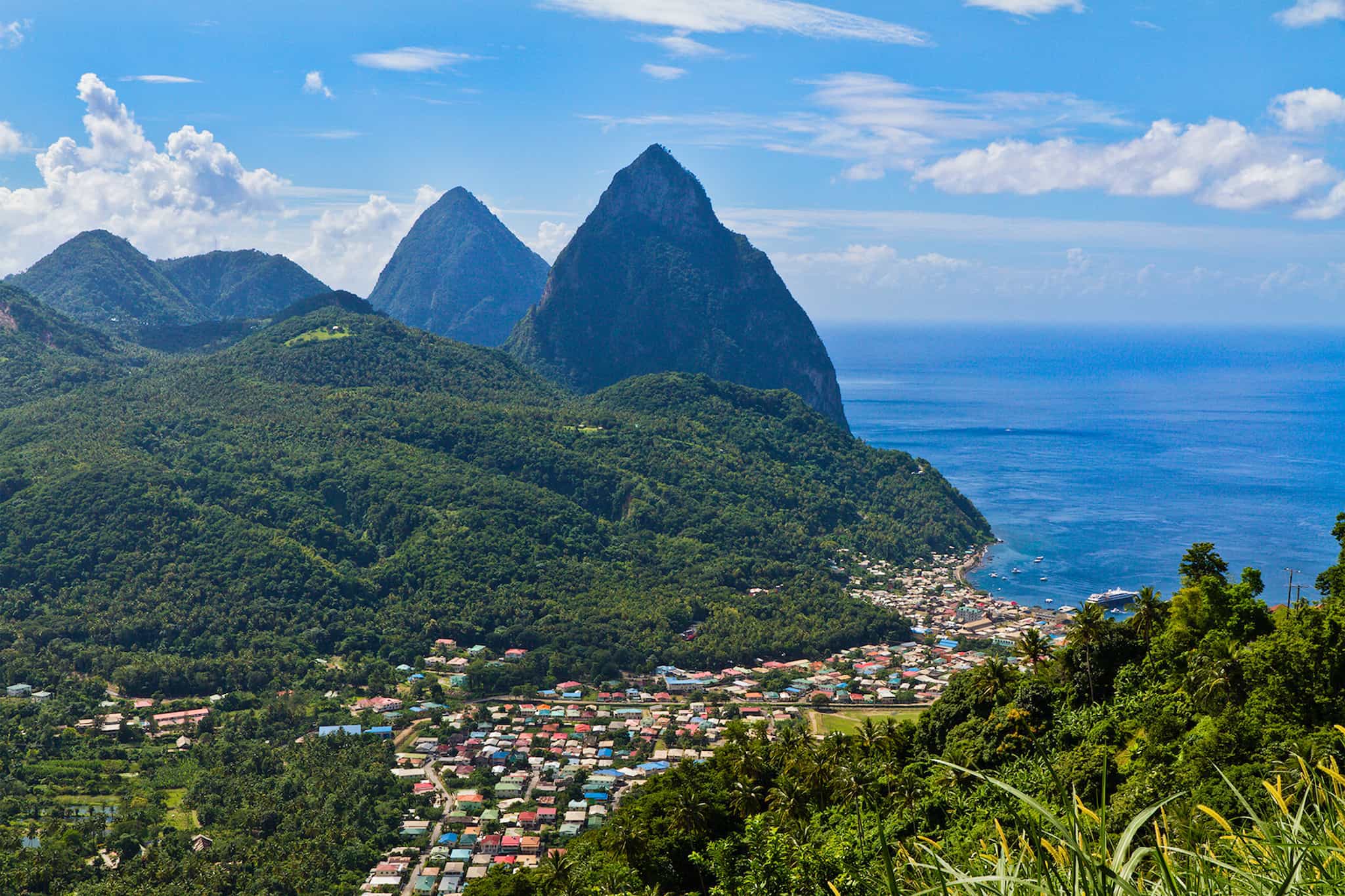 St Lucia Pitons