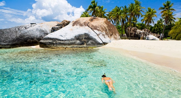 BVI Snorkeling Boulders