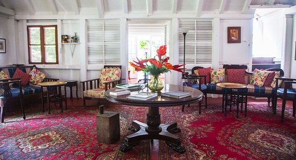 Hermitage Nevis Great House Living Room