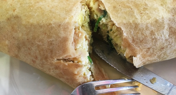 Pinky's Wrap Puerto Rico Breakfast