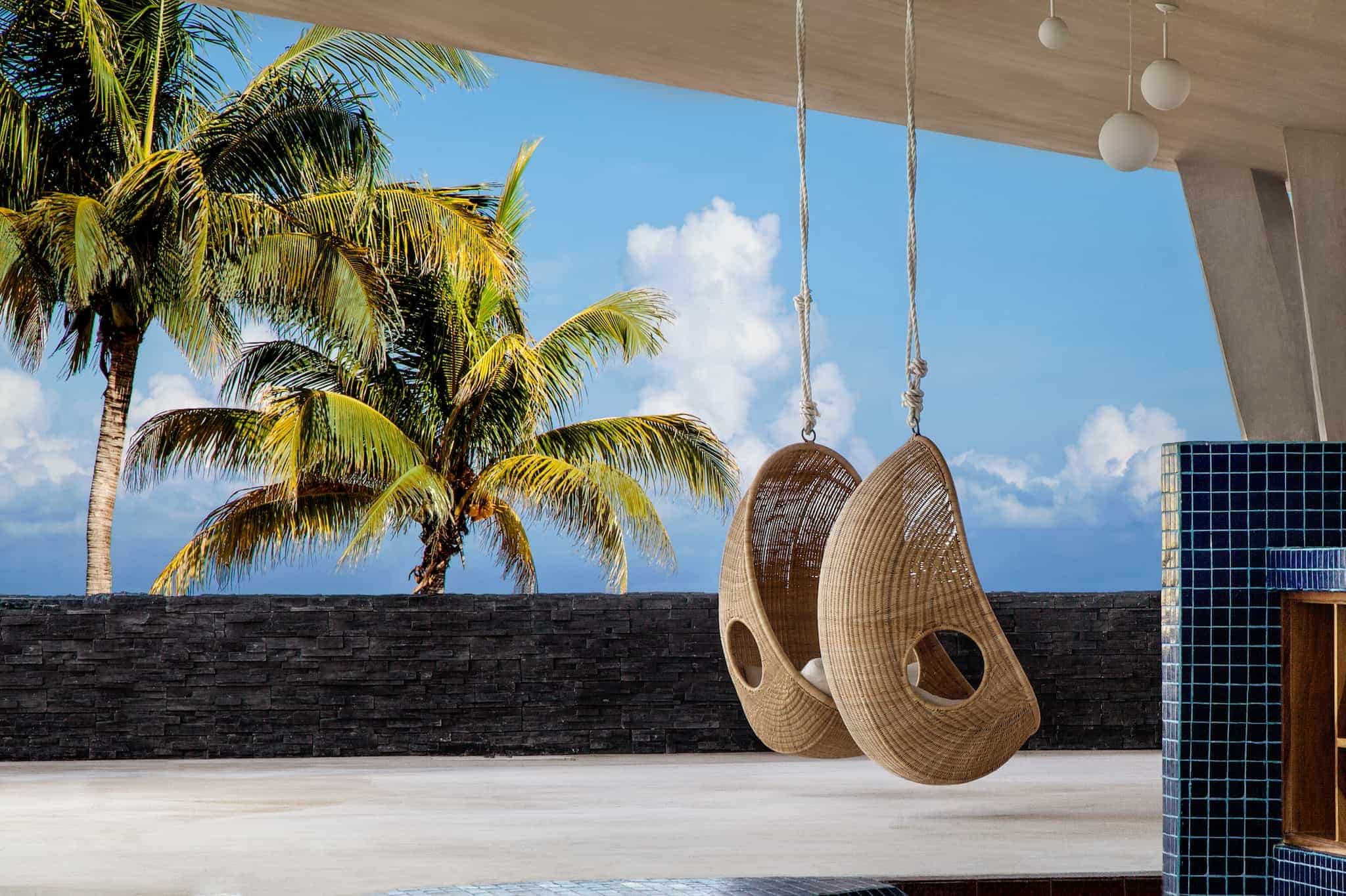 Mexico Cozumel Beach Swing