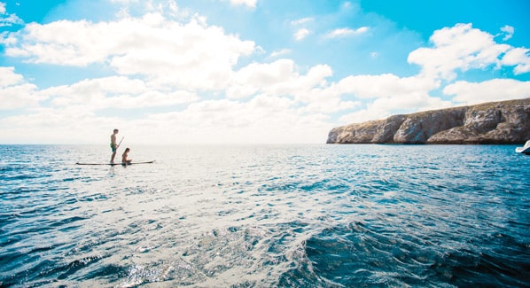 Paddleboarding Marieta Island