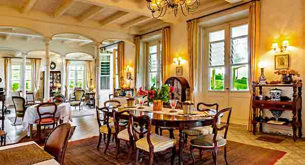 Dining Room La Domaine Martinique